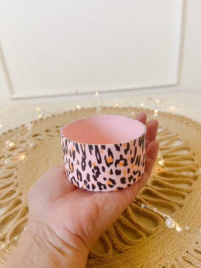 Silicone Leopard Tumbler bumper/ boot