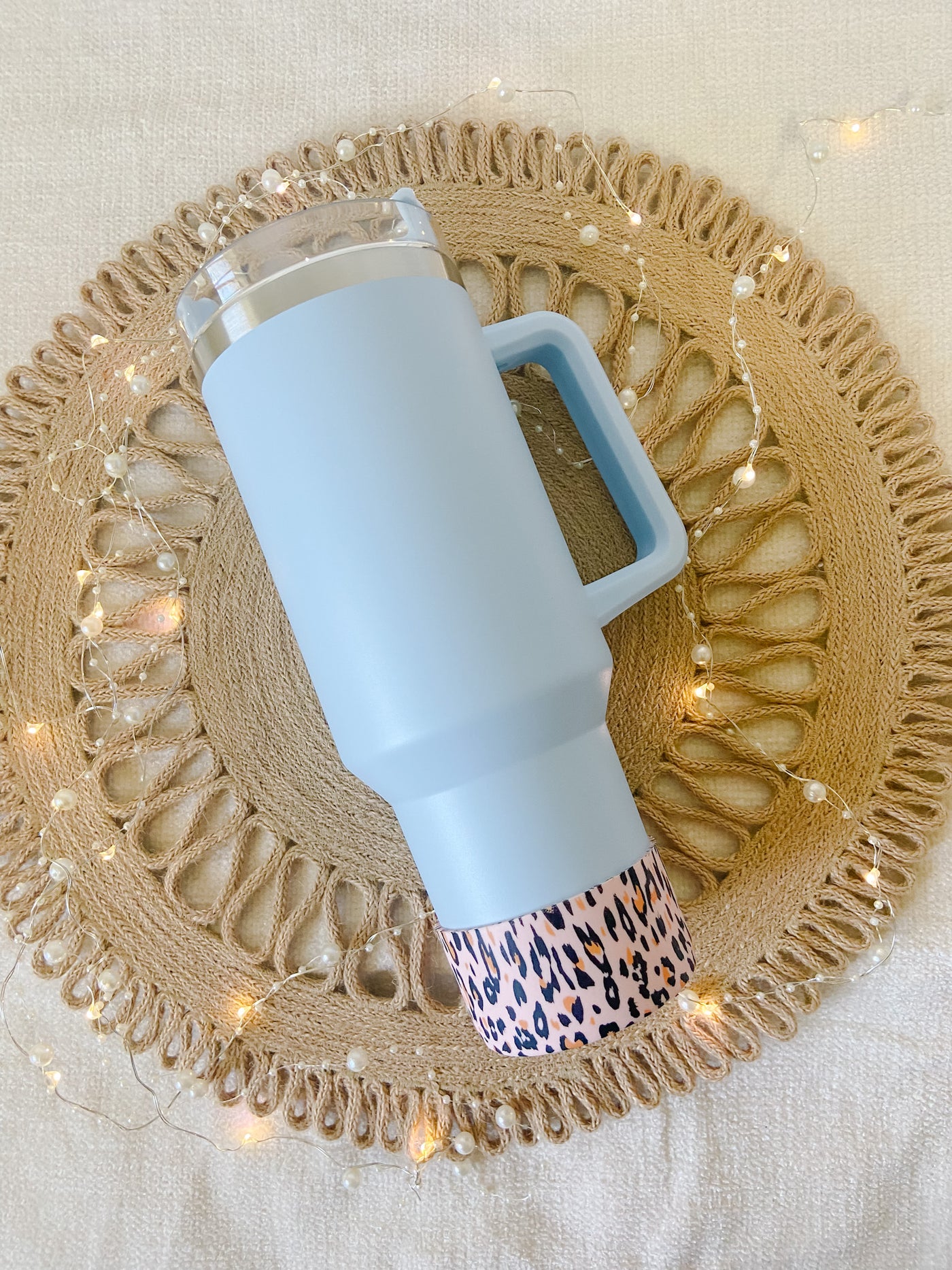 Silicone Leopard Tumbler bumper/ boot