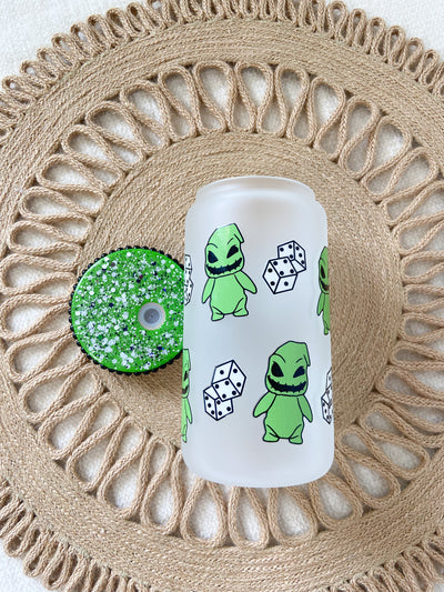 Halloween beer Can Glass | Retro Ghosts Beer Can Glass