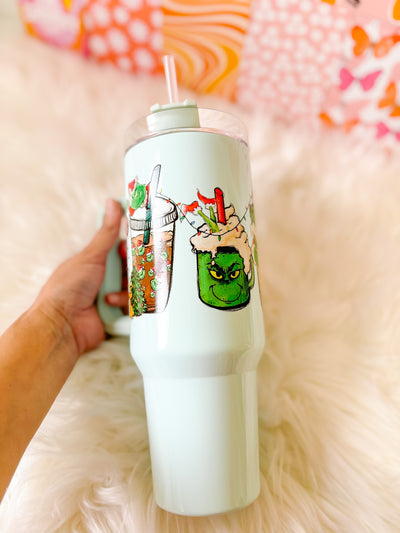 Christmas 40oz tumbler.