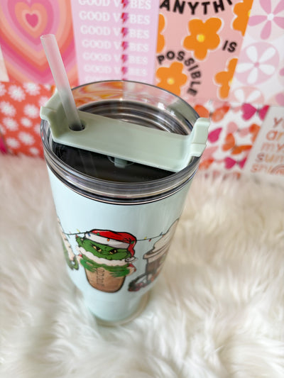 Christmas 40oz tumbler.